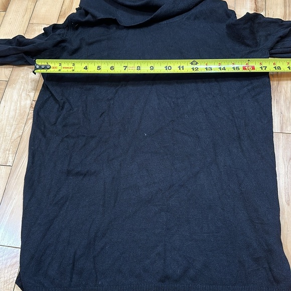 Buffalo David Bitton Cold Shoulder Cowl Neck Knit Sweater - Picture 5 of 6